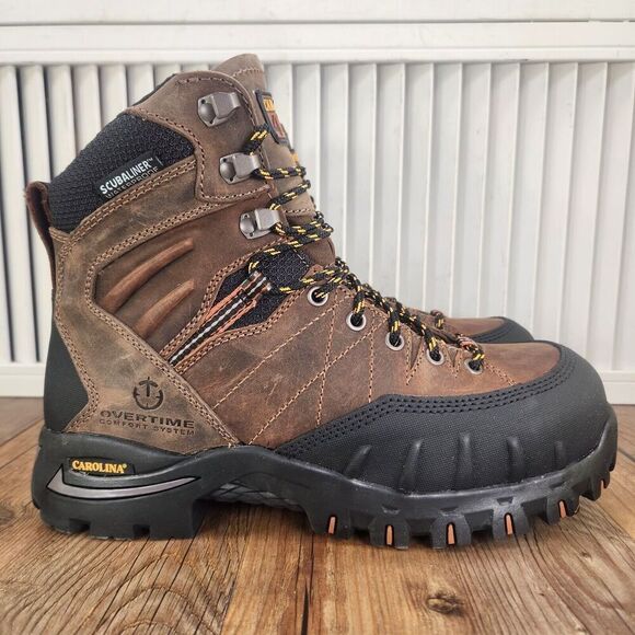 Carolina CA4558 7" Gravel PC2 Waterproof Comp Toe 4x4 Hiker Work Boots Mens 8 EE - Picture 2 of 12